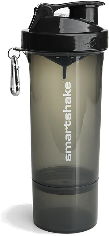 Shaker, 500 ml - SmartShake Slim Black — photo N1