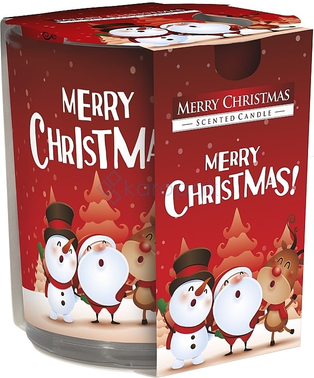 Merry Christmas Scented Candle - Bispol Scented Candle — photo N1