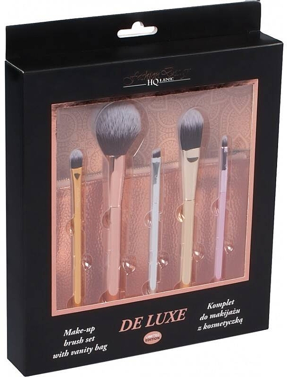 Makeup Brush Set, 38297, 5 pcs - Top Choice Fashion Design De Luxe Make Up Brush Set — photo N1