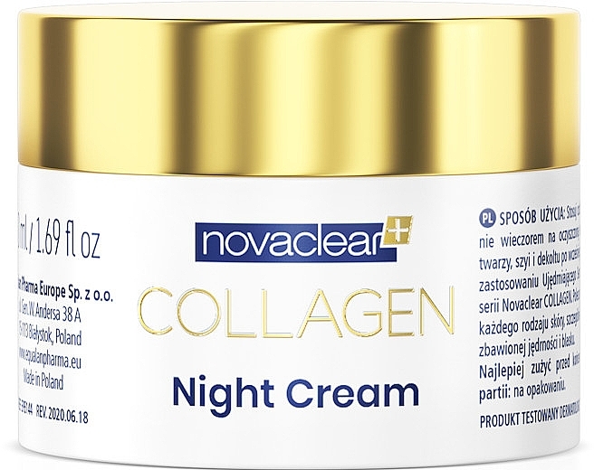 Facial Collagen Night Cream - Novaclear Collagen Night Cream — photo N1