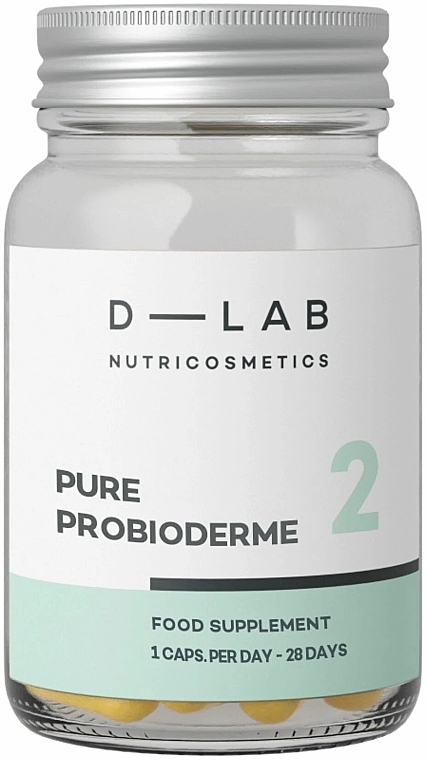 Probioderm Dietary Supplement - D-Lab Nutricosmetics Pure Probioderm — photo N1