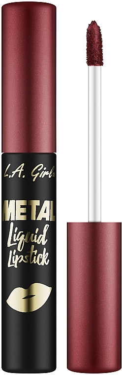 リキッド  リップスティック - L.A. Girl Metal Liquid Lipstick — photo N1