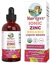 Fragrances, Perfumes, Cosmetics Strawberry-Lemon Liquid Drops with Ionized Zinc - MaryRuth Organic Ionic Zinc Liquid Drops Strawberry Lemon