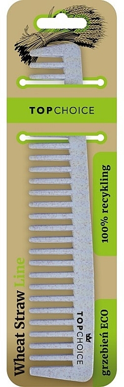 Hair Brush, 60601, cream - Top Choice Eco Hair Comb — photo N1