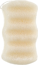 Konjac Cleansing Sponge 'Wave', white - Cosmo Shop Konjac Sponge Craft Box — photo N1