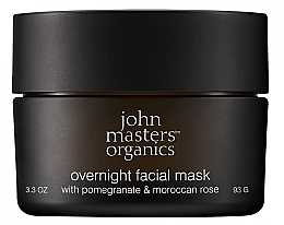 Fragrances, Perfumes, Cosmetics Night Face Mask with Pomegranate & Moroccan Rose - John Masters Organics Overnight Facial Mask With Pomegranate & Moroccan Rose