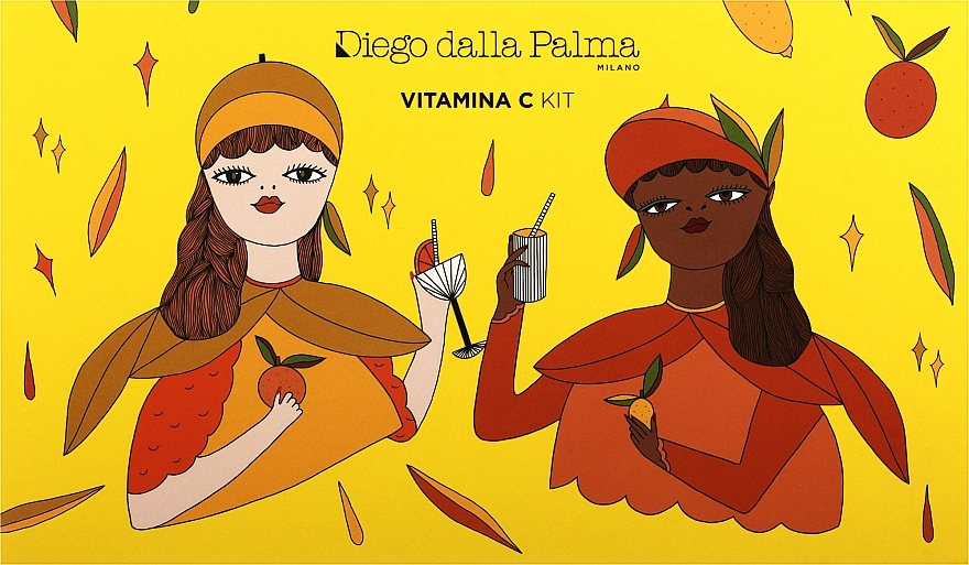 Set - Diego Dalla Palma Kit Vitamina C (f/ser/30ml + f/cresm/25ml + remov/50ml) — photo N1