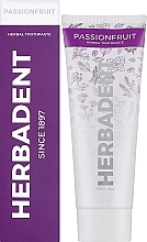 Fruit Toothpaste - Herbadent Passionfruit Herbs Herbal Toothpaste — photo N2