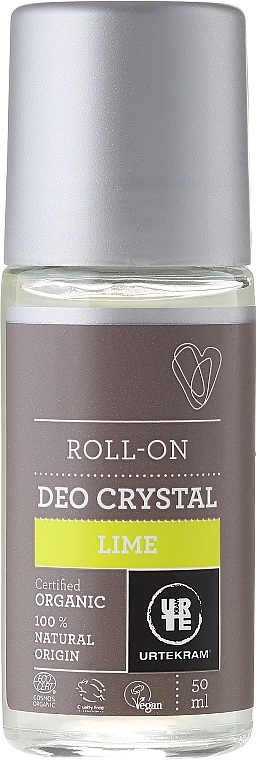 Roll-On Deodorant "Lime" - Urtekram Deo Crystal Lime — photo N1