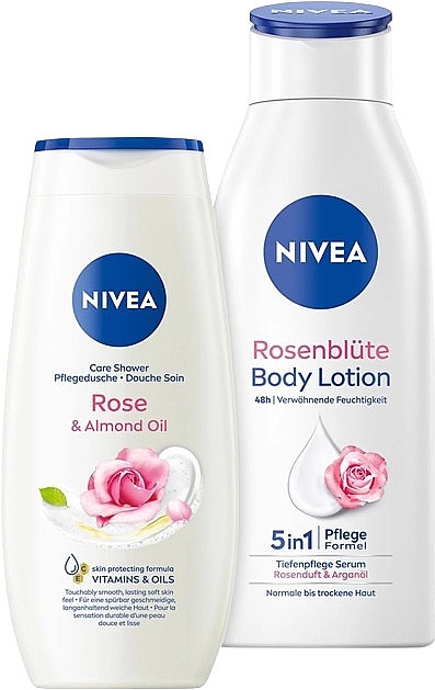 キット - NIVEA Love&Care (sh/gel/250ml + b/lotion/250ml) — photo N2