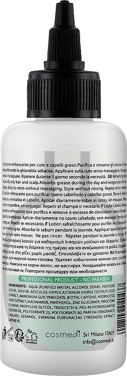 Sebum-Regulating Hair Lotion - Optima Lozione Cute Grassa — photo N2