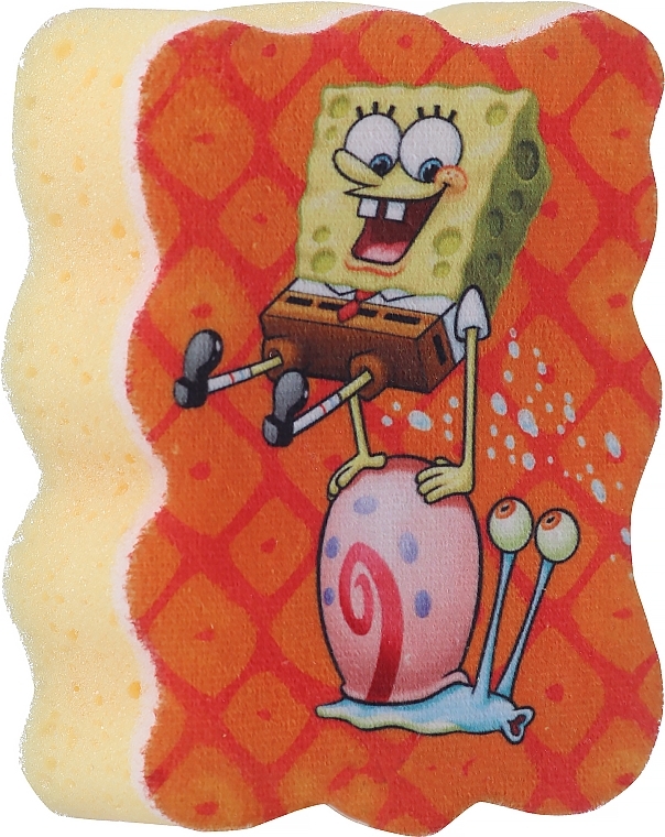 Kids Bath Sponge "SpongeBob & Gary" - Suavipiel Sponge Bob Bath Sponge — photo N1