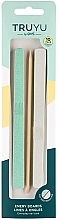 Fragrances, Perfumes, Cosmetics Nail File Set, 10 pcs + cuticle stick - Qvs Emery Boards