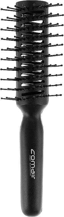 Hair Brush "Tunnel static free", black - Comair — photo N1