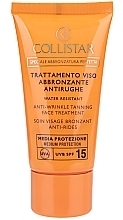 Cell DNA Protective Anti-Wrinkle Taning Face Treatment Sun Cream - Collistar Speciale Abbronztura Perfetta Anti-Wrinkle Tanning Face Treatment SPF15 — photo N2