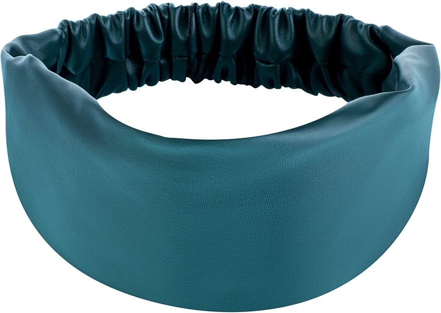 Faux Leather Classic Headband, green - MAKEUP Hair Accessories — photo N1