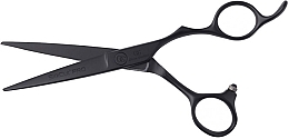 Hair Cutting Scissors, 6,5" - Olivia Garden SilkCut PRO Matt Black 6,5" — photo N1