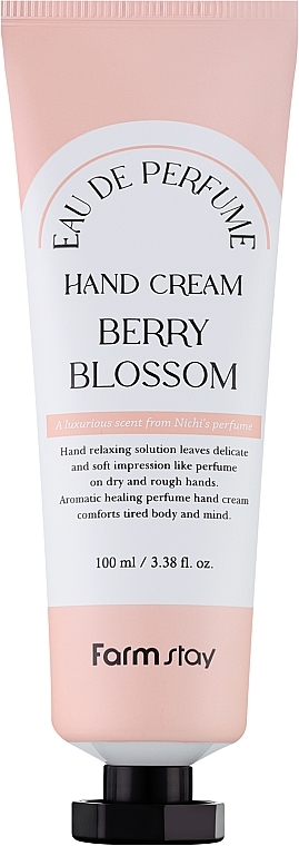 Hand Cream - FarmStay Eau Hand Cream Berry Blossom — photo N1