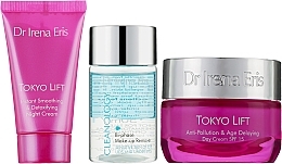 Set - Dr. Irena Eris Tokyo Lift (f/cr/50ml + f/cr/30ml + mic/wat/50ml) — photo N2