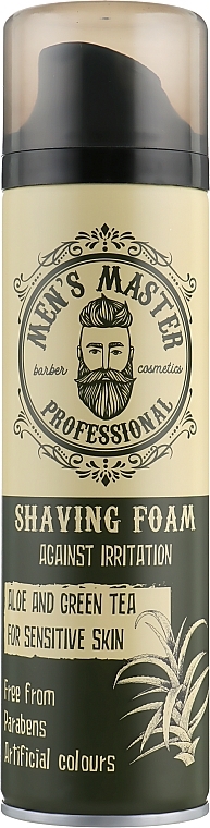 Shaving Foam "Aloe & Green Tea" - Men's Master — photo N1