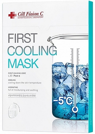 Refreshing Hydrogel Mask for Irritated Skin - Cell Fusion C First Cooling Mask — photo N2