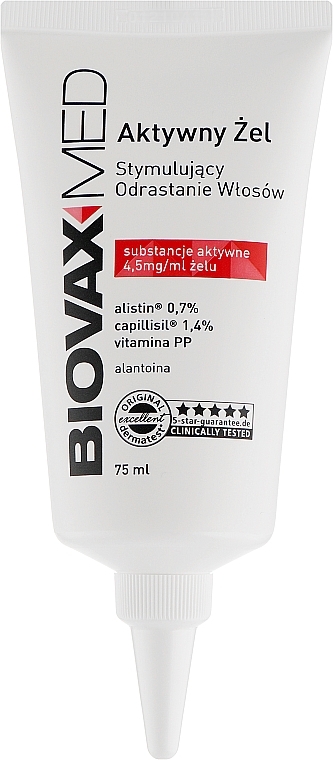 Hair Growth Stimulating Active Gel - Biovax Med — photo N1