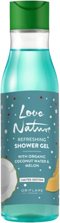 Refreshing Shower Gel with Organic Coconut Water & Melon - Oriflame Love Nature Refreshing Shower Gel — photo N1