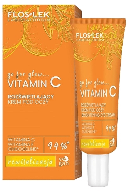 Vitamin C Eye Cream - Floslek Go For Illuminating Eye Cream — photo N1