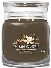 Scented Candle in Jar 'Vanilla Bean Espresso', 2 wicks - Yankee Candle Singnature — photo N1