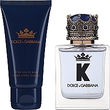 Dolce & Gabbana K by Dolce & Gabbana - Set (edt/50ml + a/sh/balm/50ml) — photo N2