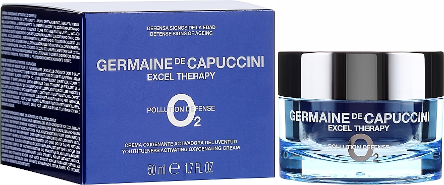 Repair Face Cream - Germaine de Capuccini Excel Therapy O₂ Pollution Defence Youth.Activating Oxygenating Cream — photo N1