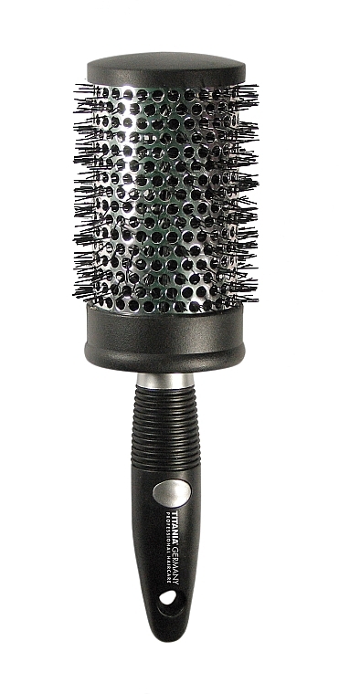 Round Hair Brush with Metal Base, 24.5x8x8cm - Titania — photo N1