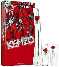 Fragrances, Perfumes, Cosmetics Kenzo Flower by Kenzo - Set (edp/100ml + b/m/50ml + edp/mini/15ml)