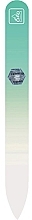 Glass Nail File 14 cm, pastel-green - Erbe Solingen Soft-Touch — photo N3