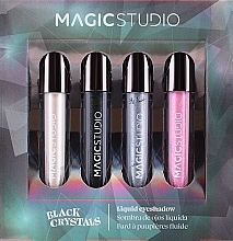 Fragrances, Perfumes, Cosmetics Magic Studio Black Crystal Liquid Eyeshadow Set (eyeshadow/4x1.6ml) - Magic Studio Black Crystal Liquid Eyeshadow Set (eyeshadow/4x1.6ml)