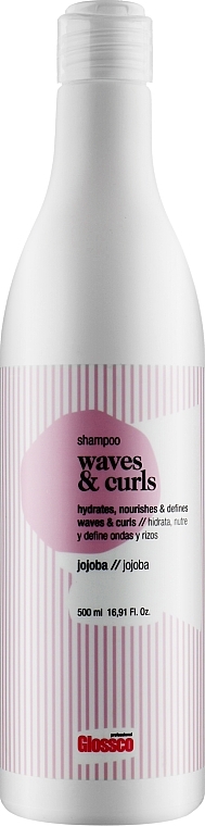 Shampoo for Curly Hair - Glossco Waves & Curls Shampoo — photo N1