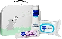 Fragrances, Perfumes, Cosmetics Set - Mustela With Love (wipes/25szt + b/gel/200ml + cr/50ml + bag)