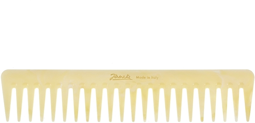 Comb, 7487 - Janeke Horn Color Hair Comb — photo N1