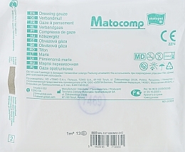 Fragrances, Perfumes, Cosmetics Sterile Dressing Gauze, 1 m2 - Matopat Matocomp