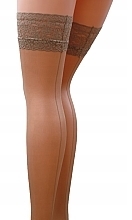 Stockings with Seam ST022, 17 Den, beige - Passion — photo N1