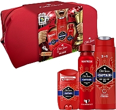 Set - Old Spice Captain (deo/50ml + sh/gel/250ml + deo/spray/150ml + bag) — photo N3