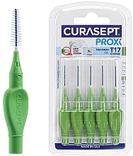 Fragrances, Perfumes, Cosmetics Interdental Brushes 1.7 mm, 5 pcs, green - Curaprox Curasept Proxi Treatment T17 Cone Green