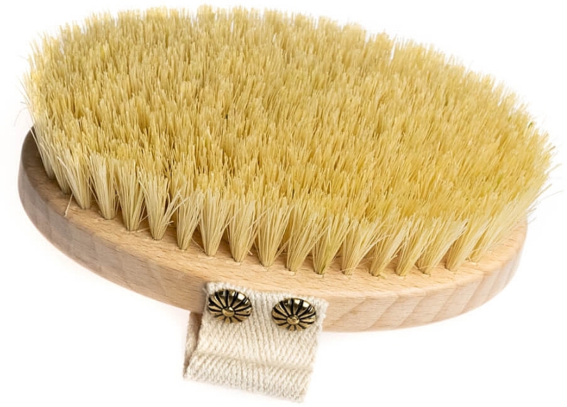 Dry Massage Wooden Brush with Natural Bristles - RareCraft — photo N1