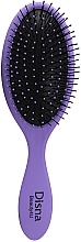 Fragrances, Perfumes, Cosmetics Oval Hair Brush with Nylon Bristles & Pins, 17.5 cm, purple - Disna Pharma