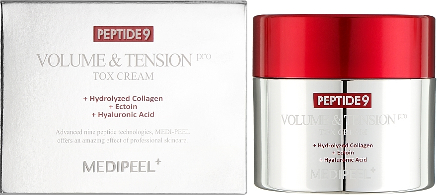 Anti-Wrinkle Matrixyl Peptide Cream - MEDIPEEL Peptide 9 Volume & Tension Tox Cream Pro — photo N2