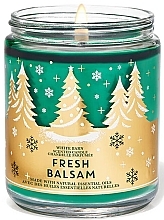 Fragrances, Perfumes, Cosmetics Scented Candle - Bath & Body Works Fresh Balsam Single Wick Candle