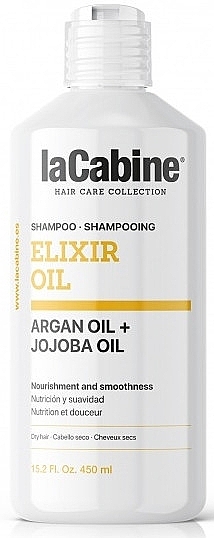 Argan & Jojoba Nourishing Shampoo for Dry Hair - La Cabine Elixir Oil Shampoo Argan Oil + Jojoba Oil — photo N1