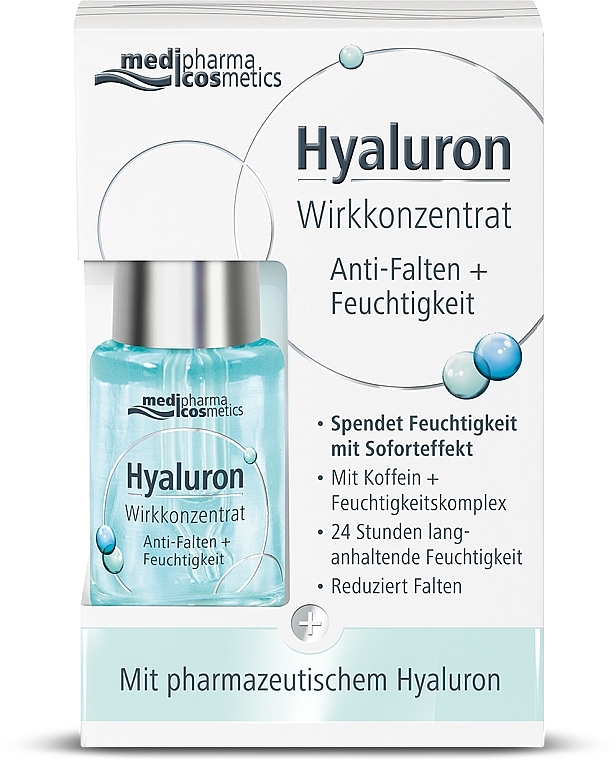 Active Hyaluron + Hydration Face Serum - Pharma Hyaluron Pharmatheiss Cosmetics Active Concentrate Anti-wrinkle + Moisturizing Elixir — photo N2