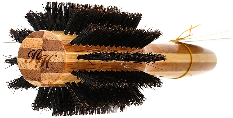 Bamboo Thermo Brush with Natural Bristles, d.30 - Olivia Garden Healthy Hair Boar Eco-Friendly Bamboo Brush — photo N2
