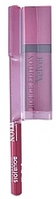 Fragrances, Perfumes, Cosmetics セット - Bourjois Rouge Edition Velvet Lipstick Plum Plum Girl (lipstick/7.7ml + lip/pencil/1.14g)